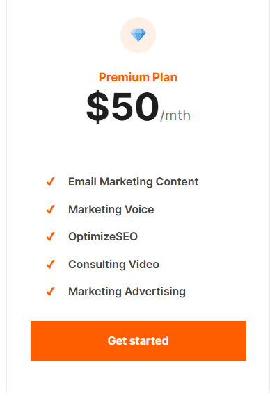 Premium plan Monthly