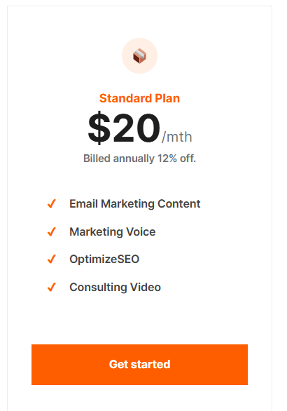 Standard Plan Annually