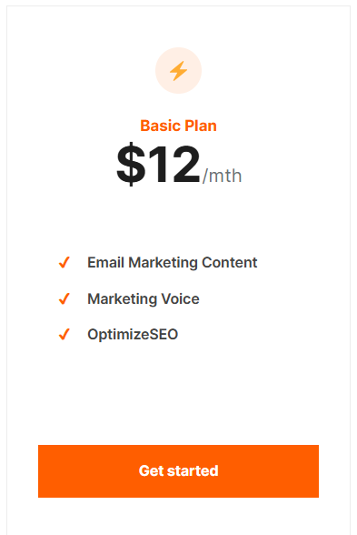Basic Plan Monthly